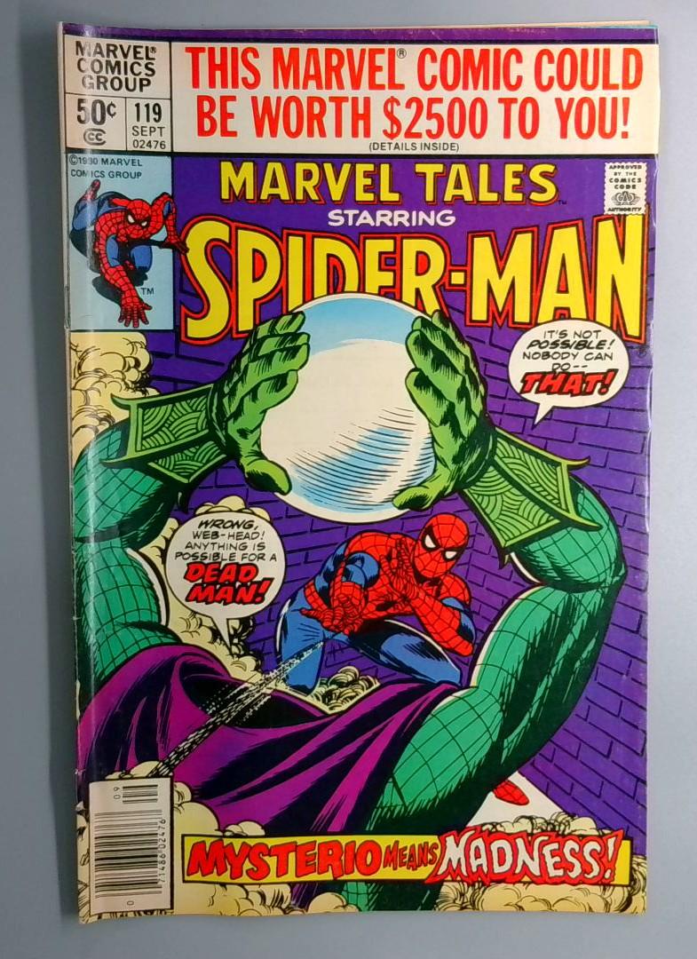 Marvel Tales #119b First $0.50 Issue Newsstand Edition Marvel 1980