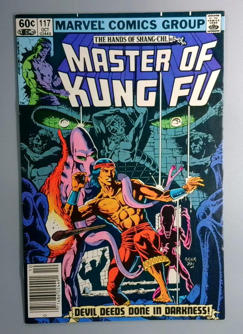 Master of Kung Fu #117 VF- Newsstand Edition Marvel 1982