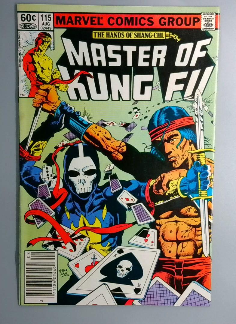 Master of Kung Fu #115 1st Death Dealer Newsstand Edition Marvel 1982