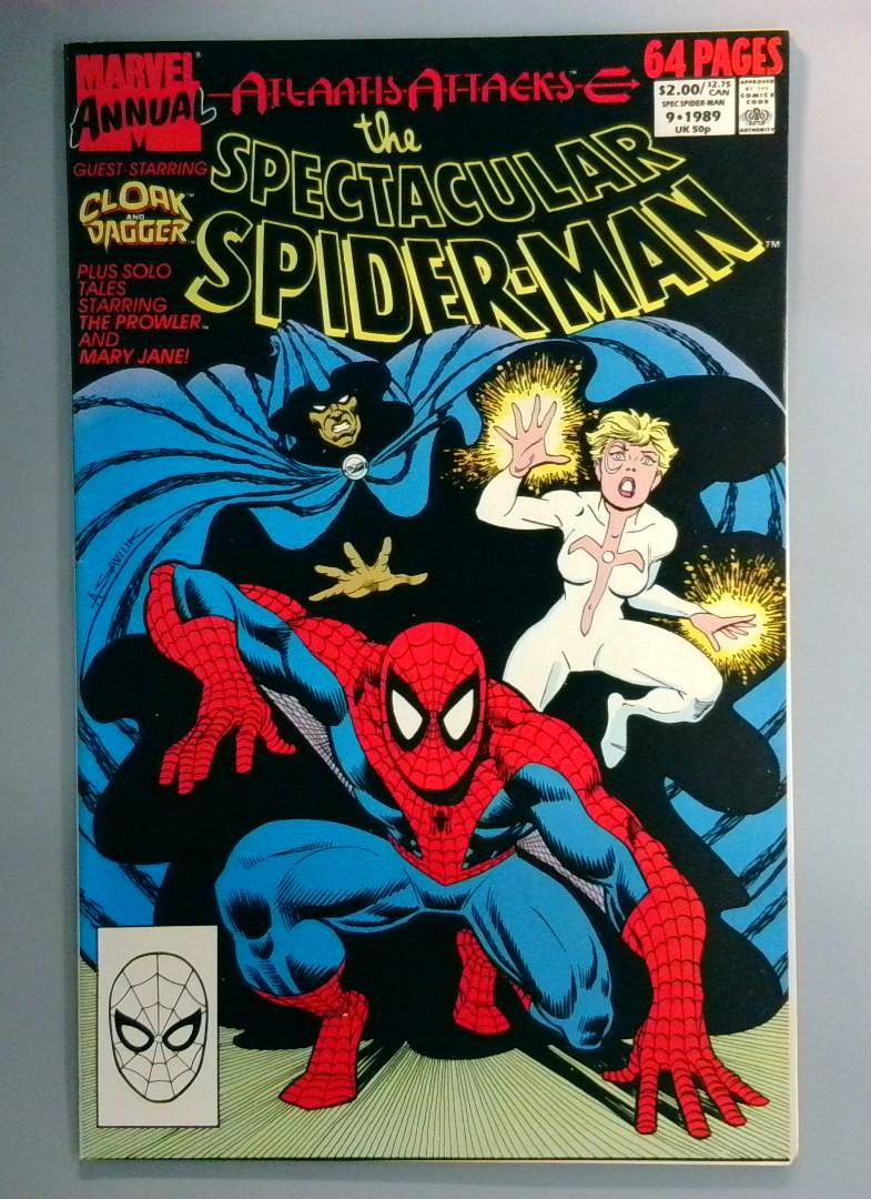 Spectacular Spider-Man Annual #9 Atlantis Attacks Direct Edition Marvel 1989