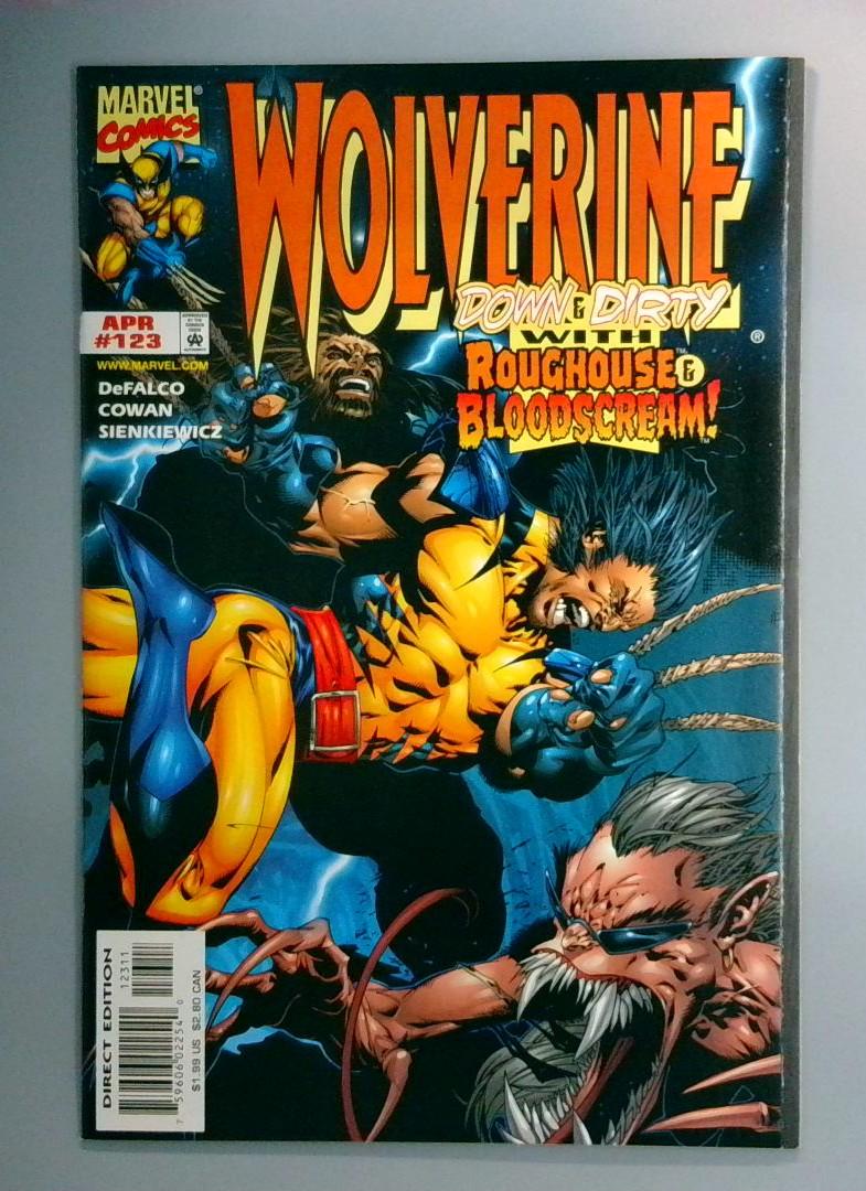 Wolverine #123 NM Direct Edition Marvel 1998