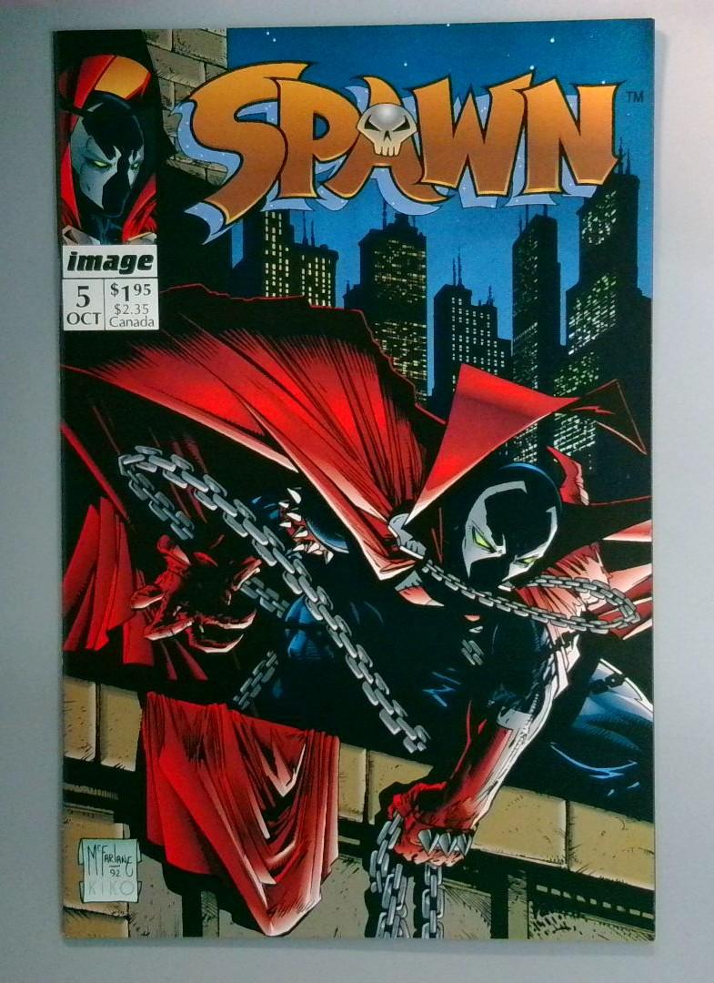 Spawn #5 NM- 1st Appearance of Billy Kincaid Direct Edition Image 1992
