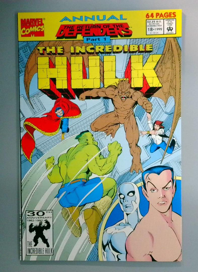 Incredible Hulk Annual #18 Defenders Direct Edition Marvel 1992