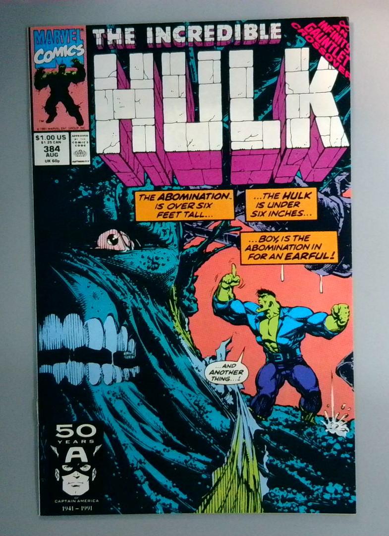Incredible Hulk #384 NM Direct Edition Marvel 1991