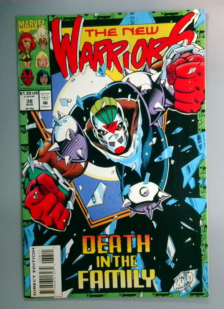 New Warriors #38 NM Direct Edition Marvel 1993