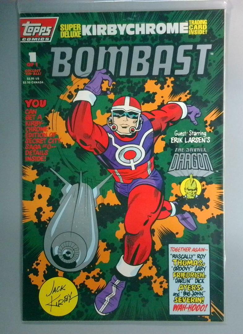 Bombast #1 Polybagged with Card Topps 1993