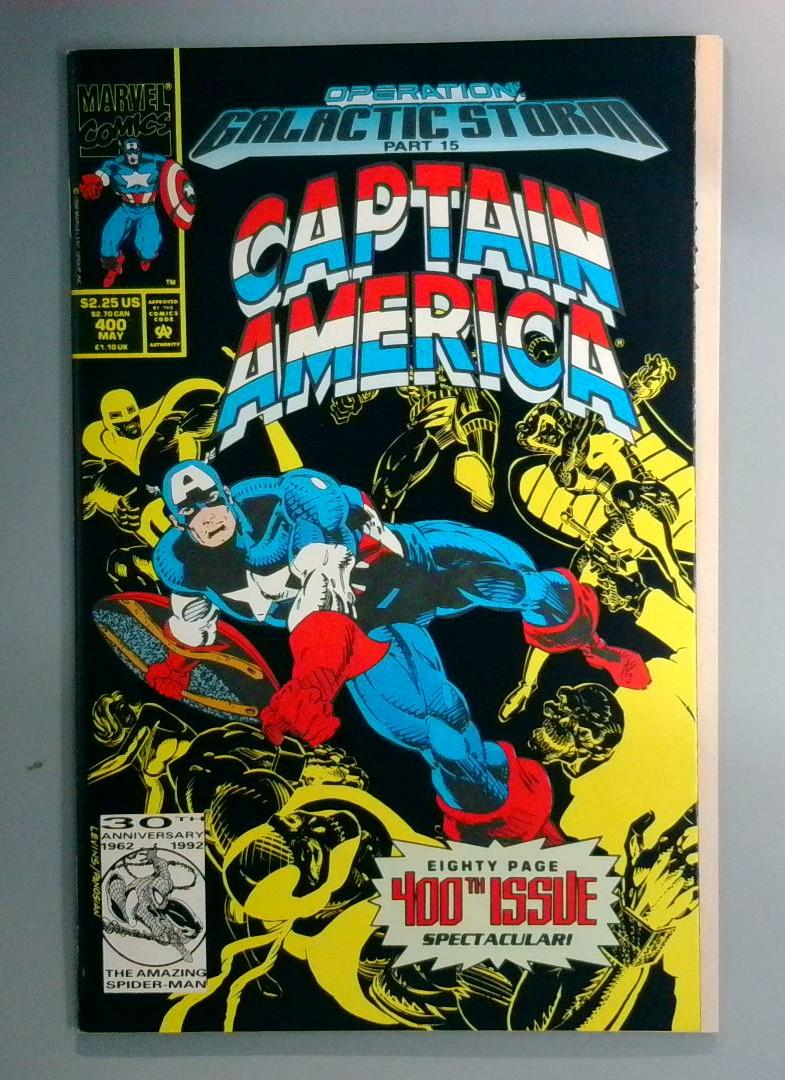 Captain America #400 NM- Triple Size Direct Edition Marvel 1992