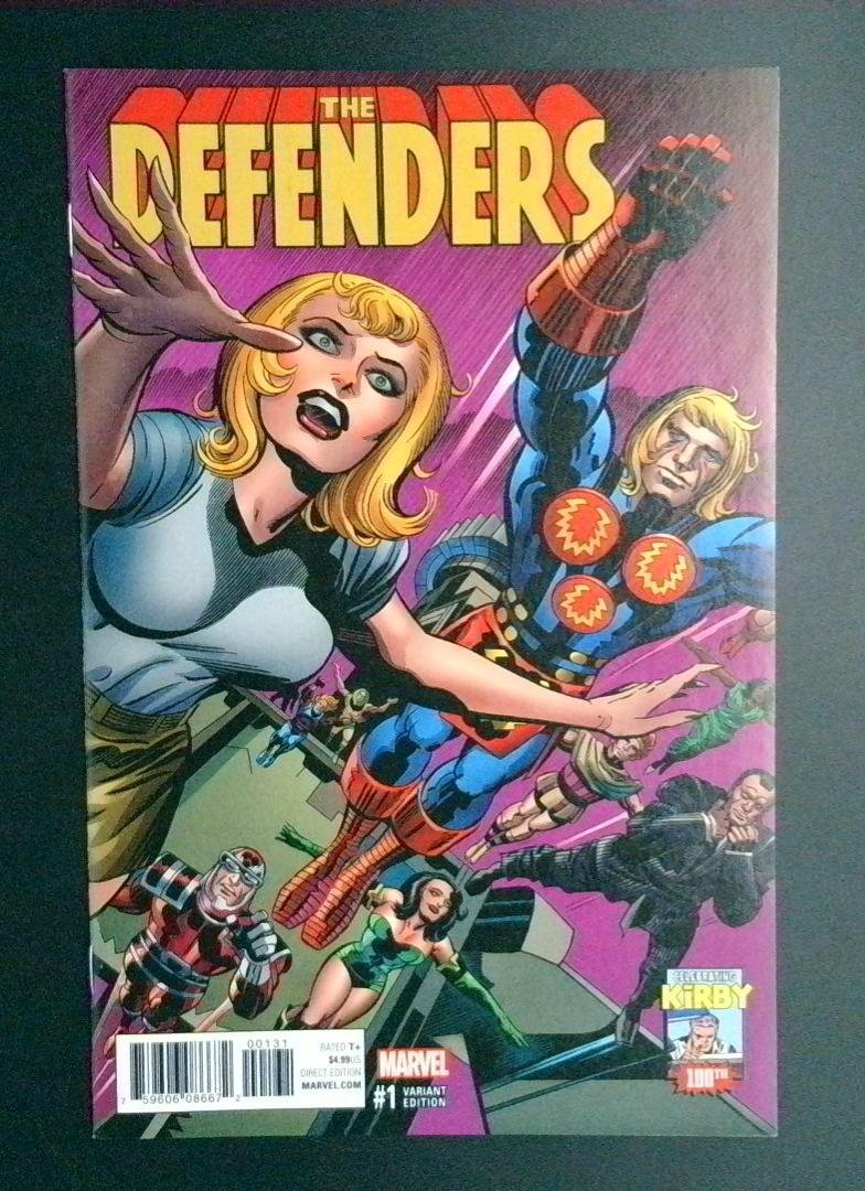 Defenders #1f 100th Anniversary Cover Marvel 2017