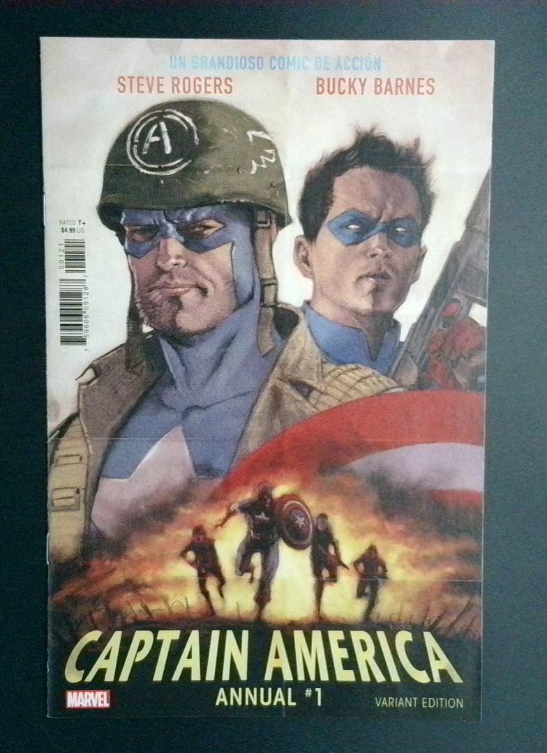 Captain America Annual #1b Connecting Cover Marvel 2018