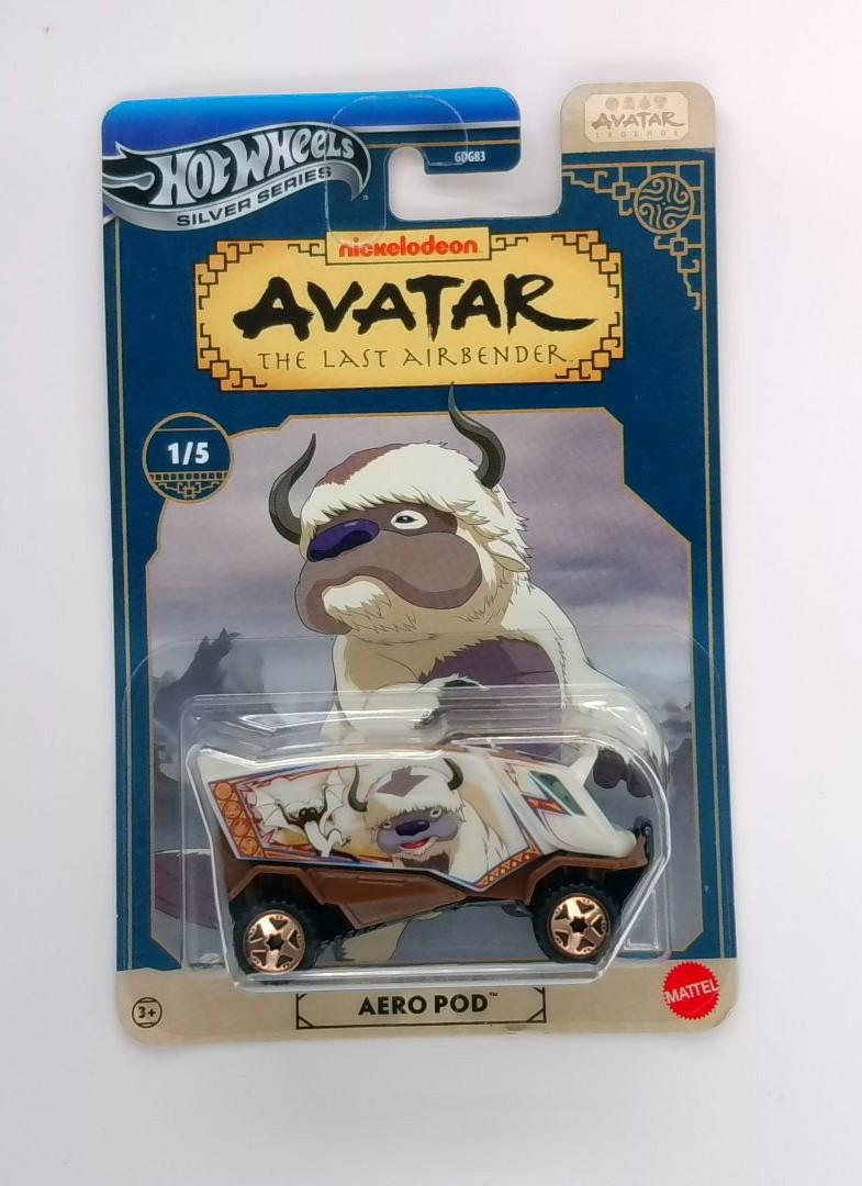 Aero Pod Avatar The Last Airbender Hot Wheels Silver Series 2025