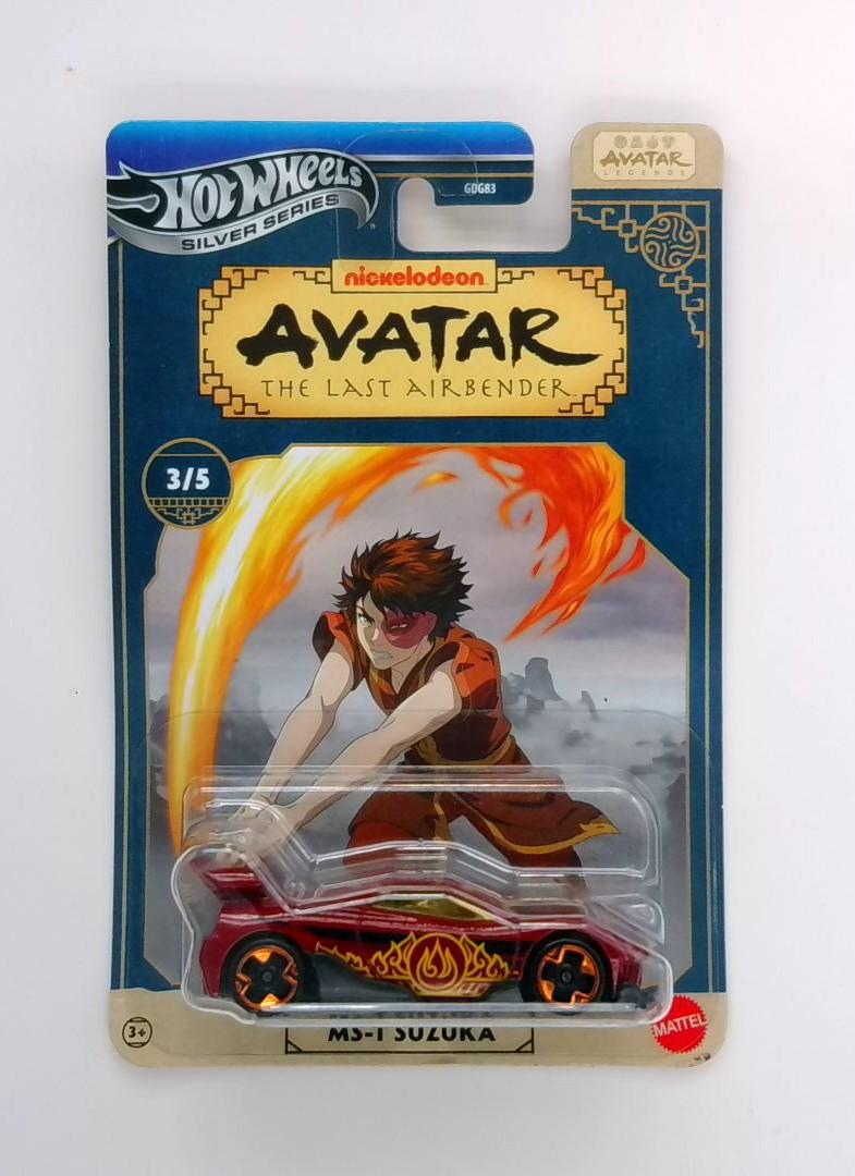 Hot Wheels Avatar The Last Airbender MS-T Suzuka Silver Series 2025