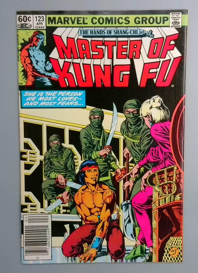 Master of Kung Fu #123 Newsstand Edition Marvel 1983