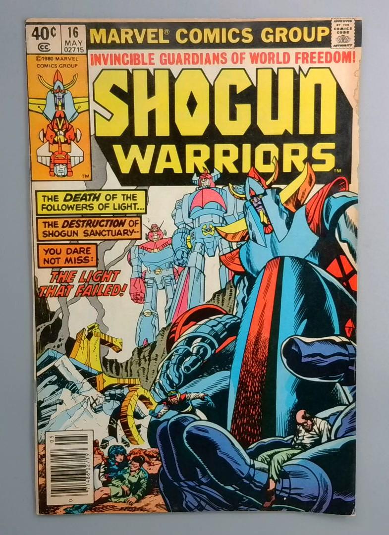 Shogun Warriors #16 Newsstand Edition Marvel 1980