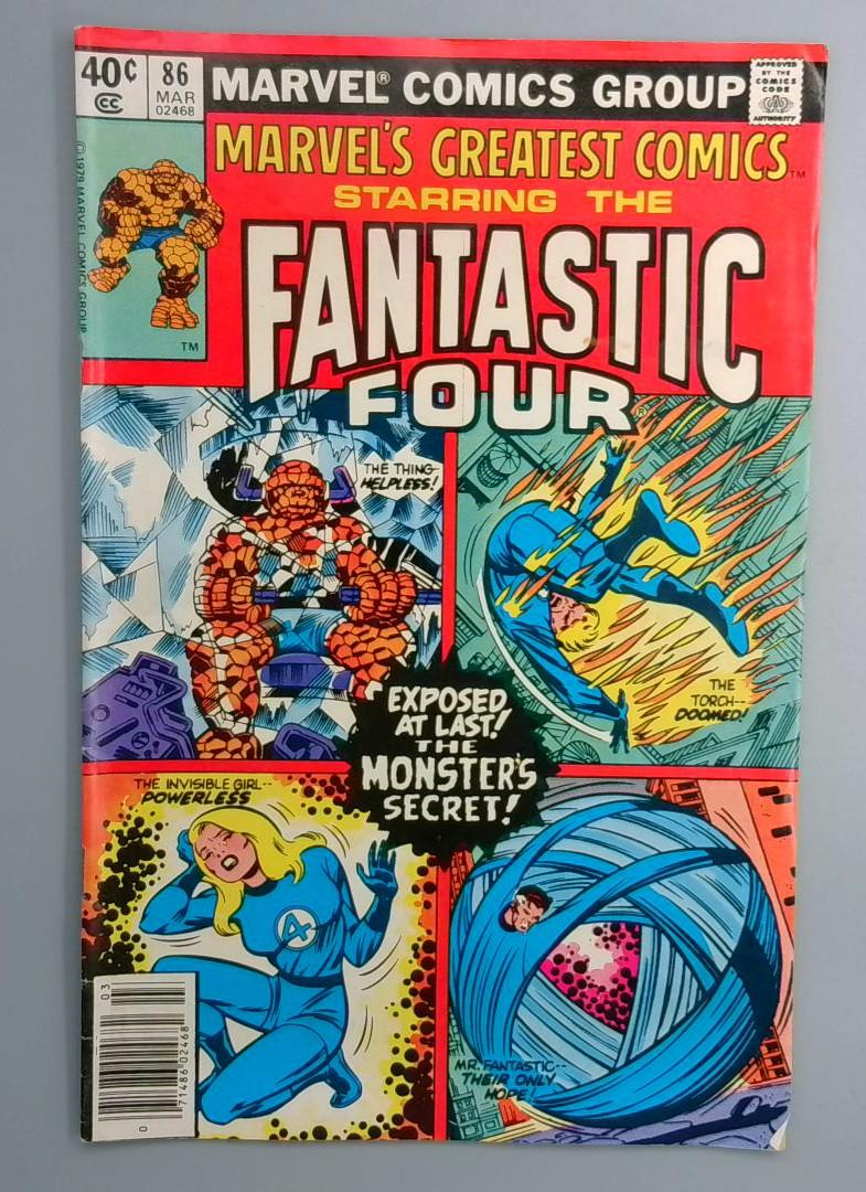 Marvels Greatest Comics #86 Newsstand Edition Marvel 1980