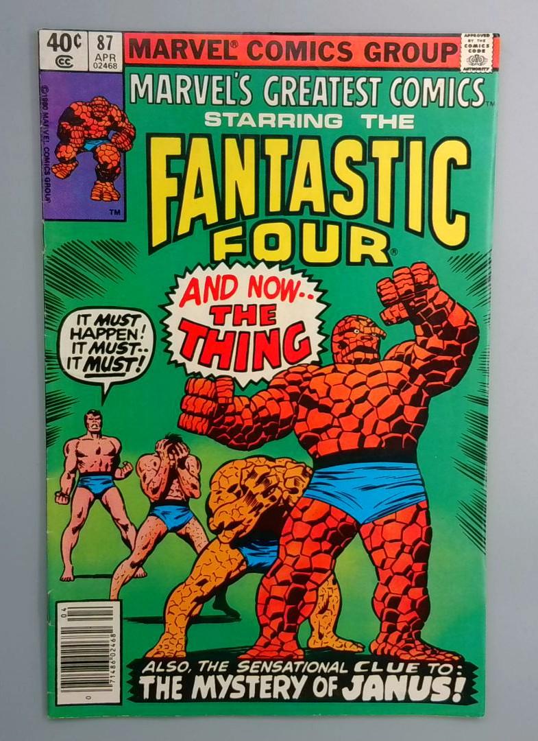 Marvels Greatest Comics #87 Newsstand Edition Marvel 1980