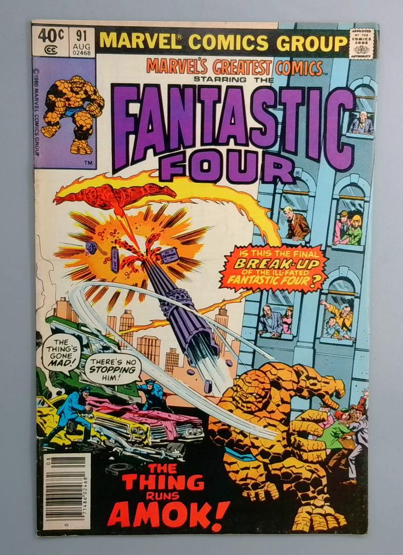Marvels Greatest Comics #91 Newsstand Edition Marvel 1980