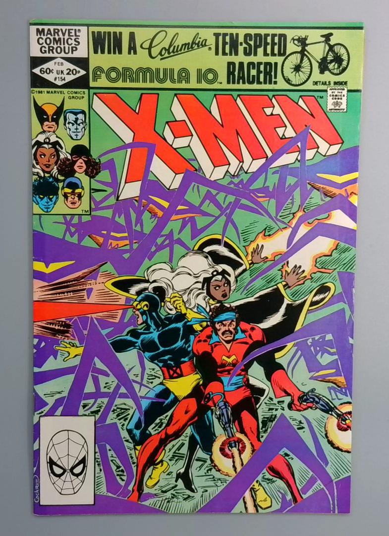 Uncanny X-Men #154 VF- 1st Appearance of Sidrian Hunters Marvel 1982
