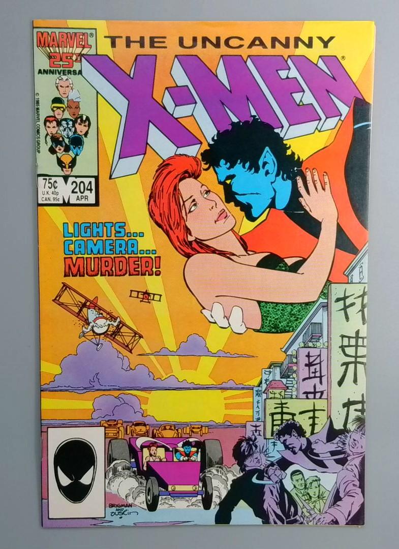 Uncanny X-Men #204 VF- Marvel 1986