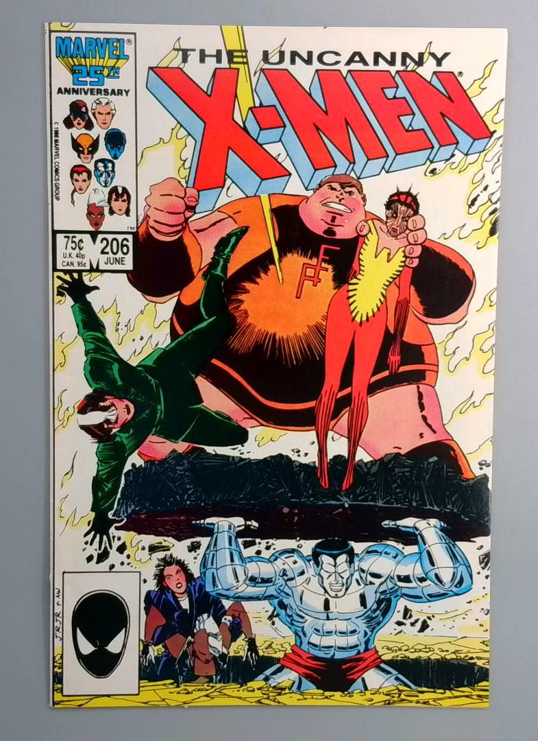 Uncanny X-Men #206 VF- Marvel 1986