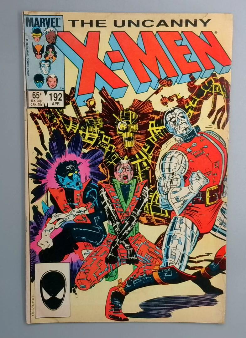Uncanny X-Men #192 Direct Edition Marvel 1985
