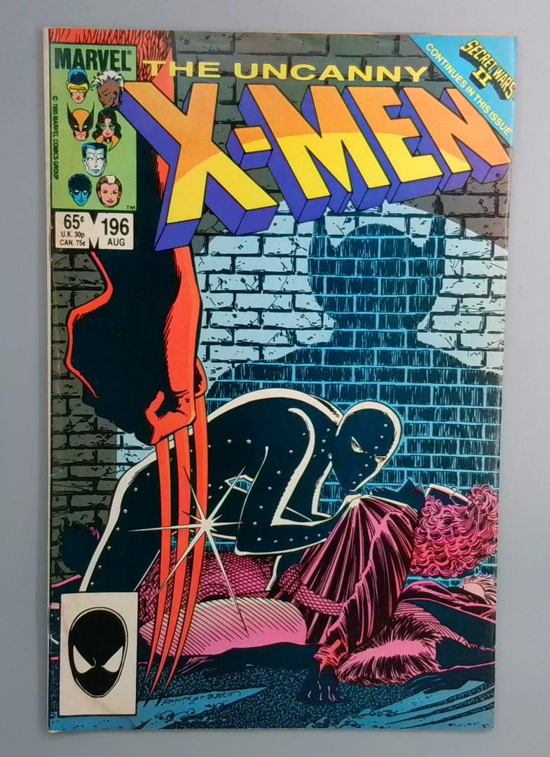Uncanny X-Men #196 Secret Wars Ii Direct Edition Marvel 1985