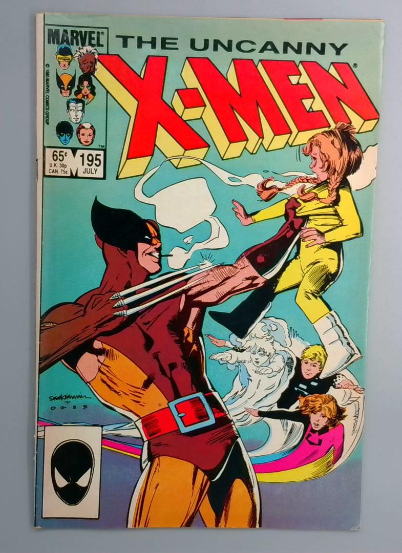 Uncanny X-Men #195 Direct Edition Marvel 1985
