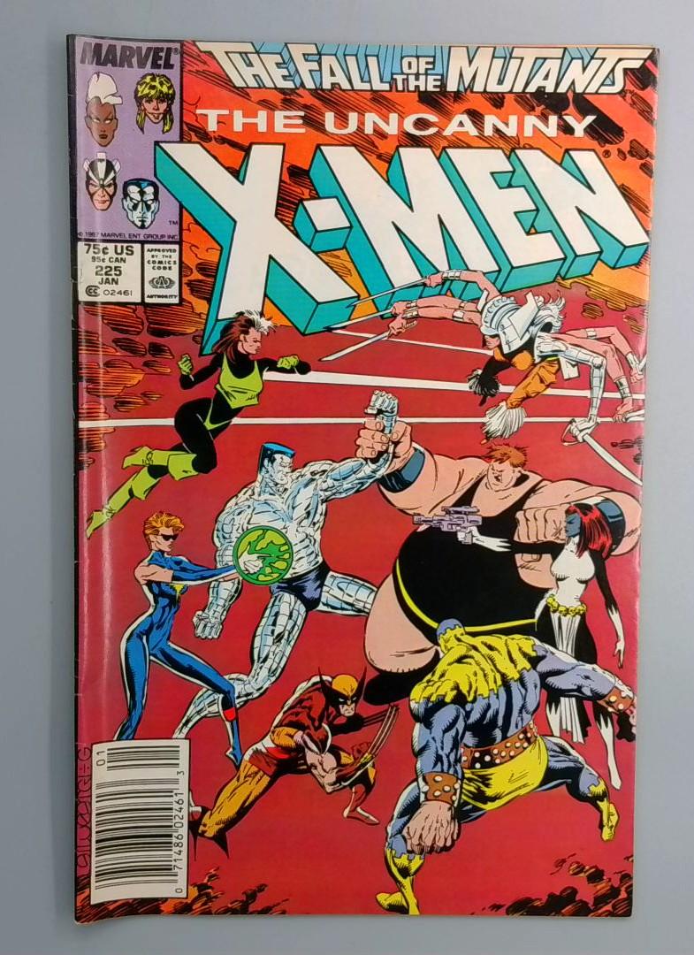 Uncanny X-Men #225 Newsstand Edition Marvel 1988
