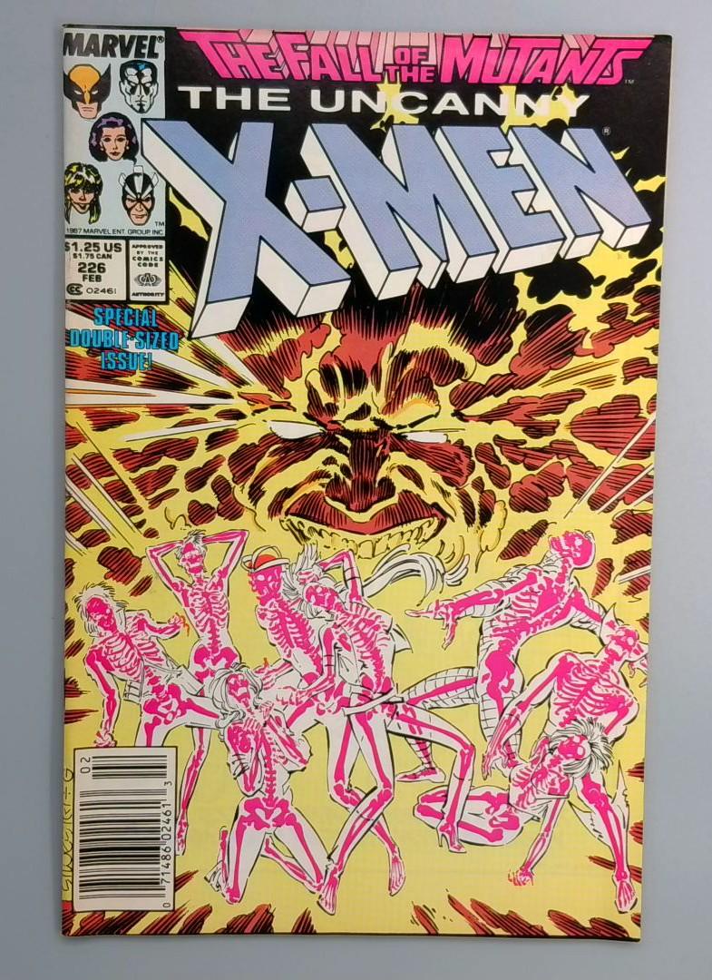 Uncanny X-Men #226 Newsstand Edition Marvel 1988
