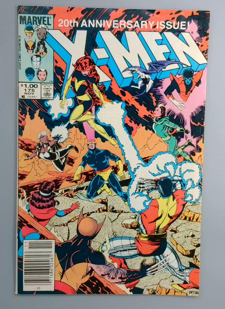 Uncanny X-Men #175b Anniversary Cover Newsstand Marvel 1983