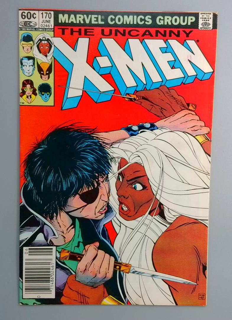 Uncanny X-Men #170 VF- Newsstand Edition Marvel 1983