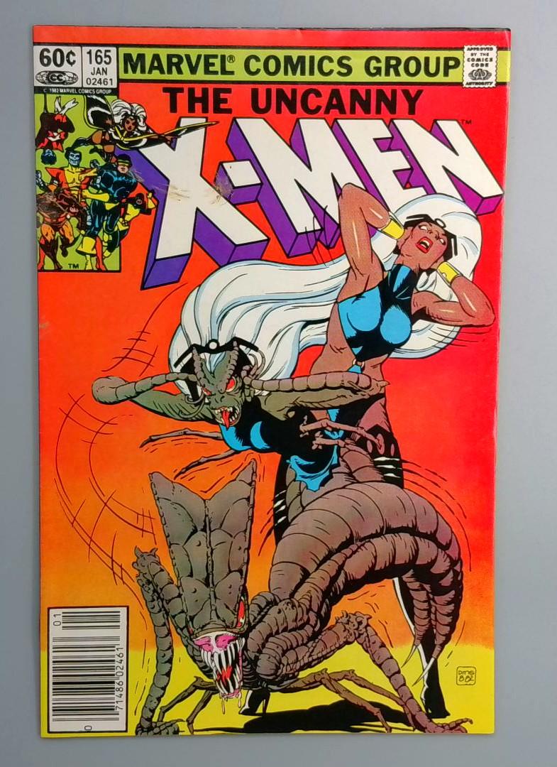 Uncanny X-Men #165 Newsstand Edition Marvel 1983