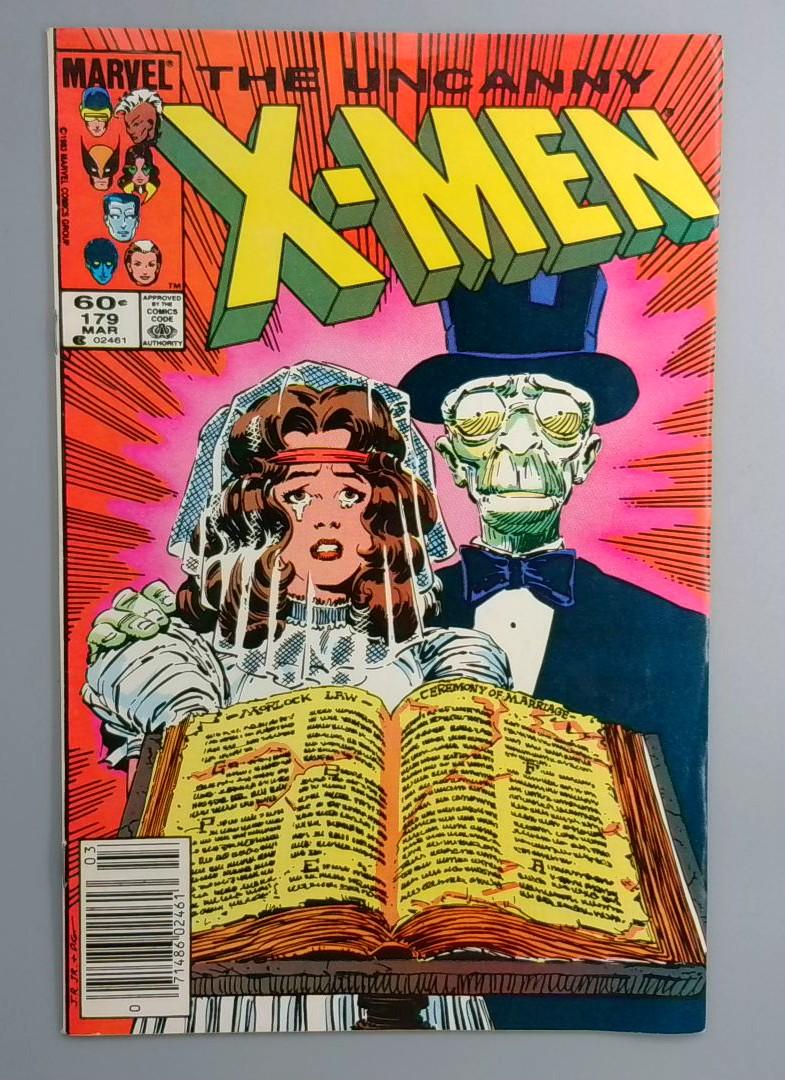 Uncanny X-Men #179 1st Appearance of Leech Newsstand Marvel 1984