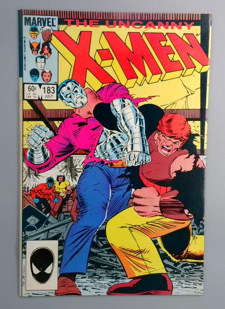 Uncanny X-Men #183 VF Colossus Versus Juggernaut Marvel 1984