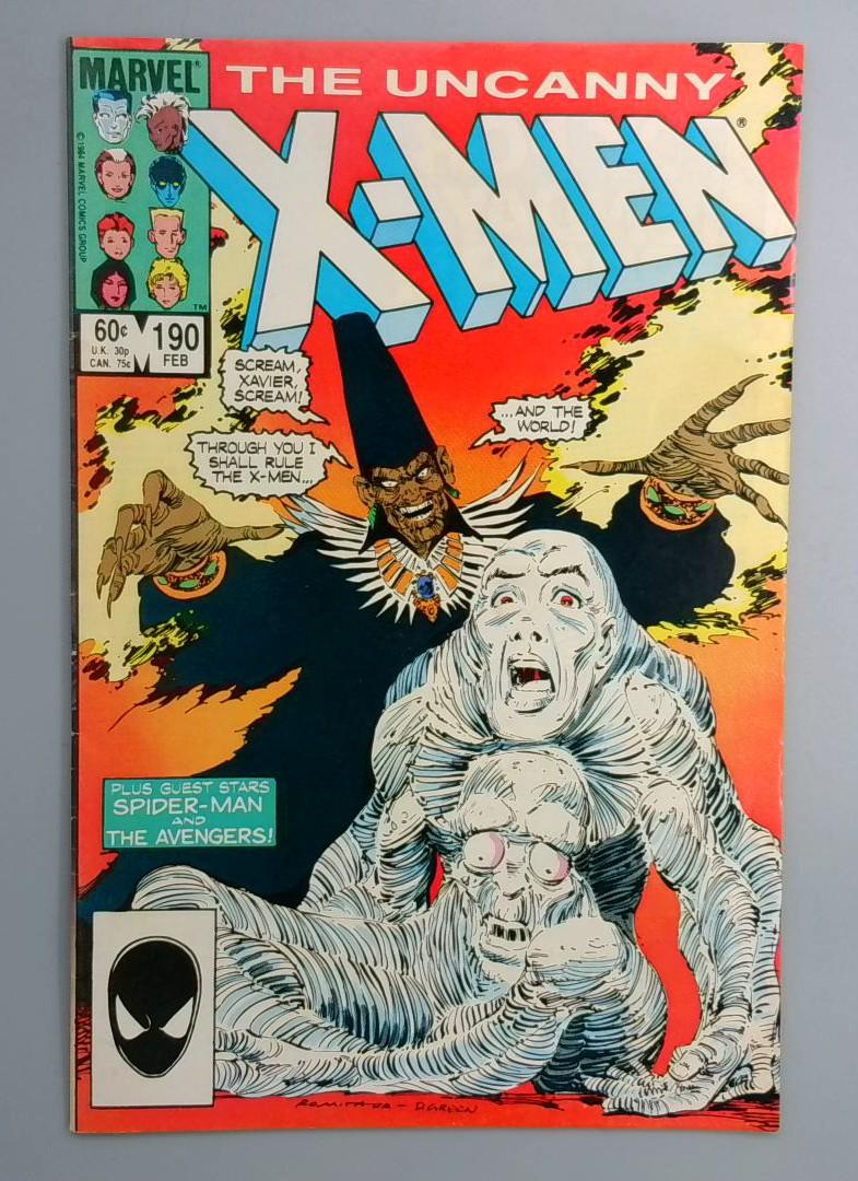 Uncanny X-Men #190 Direct Edition Marvel 1985