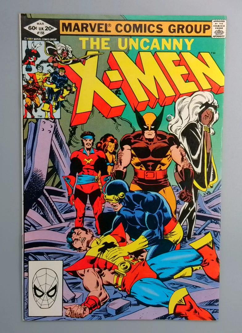Uncanny X-Men #155 VF 1st Appearance of the Brood Marvel 1982