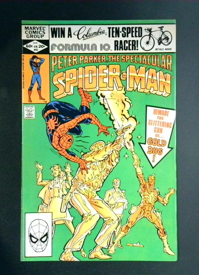 Spectacular Spider-Man #62 VF Marvel 1982
