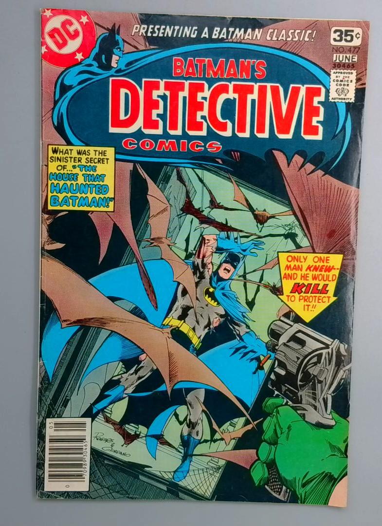 Detective Comics #477 1st Cameo Appearance of the Third Clayface DC 1978