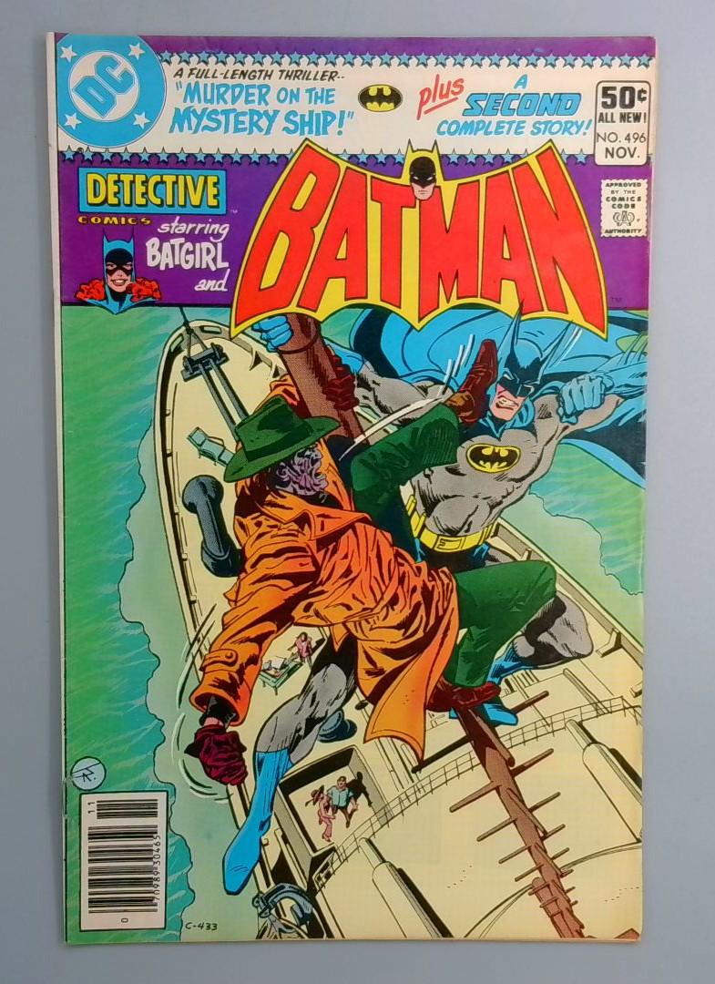 Detective Comics #496 FN Newsstand Edition DC 1980
