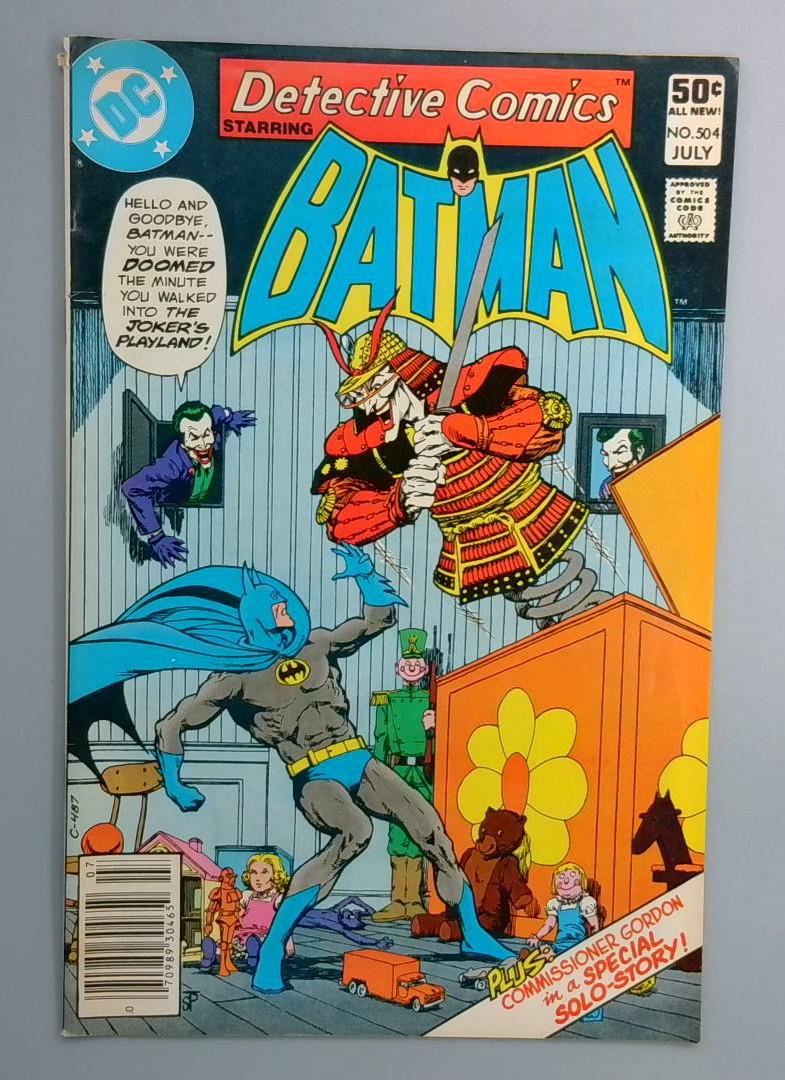 Detective Comics #504 Classic Joker Cover Newsstand Edition DC 1981