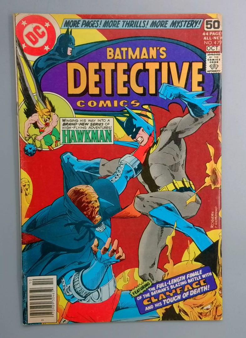 Detective Comics #479 1st Appearance of the Fadeaway Man DC 1978
