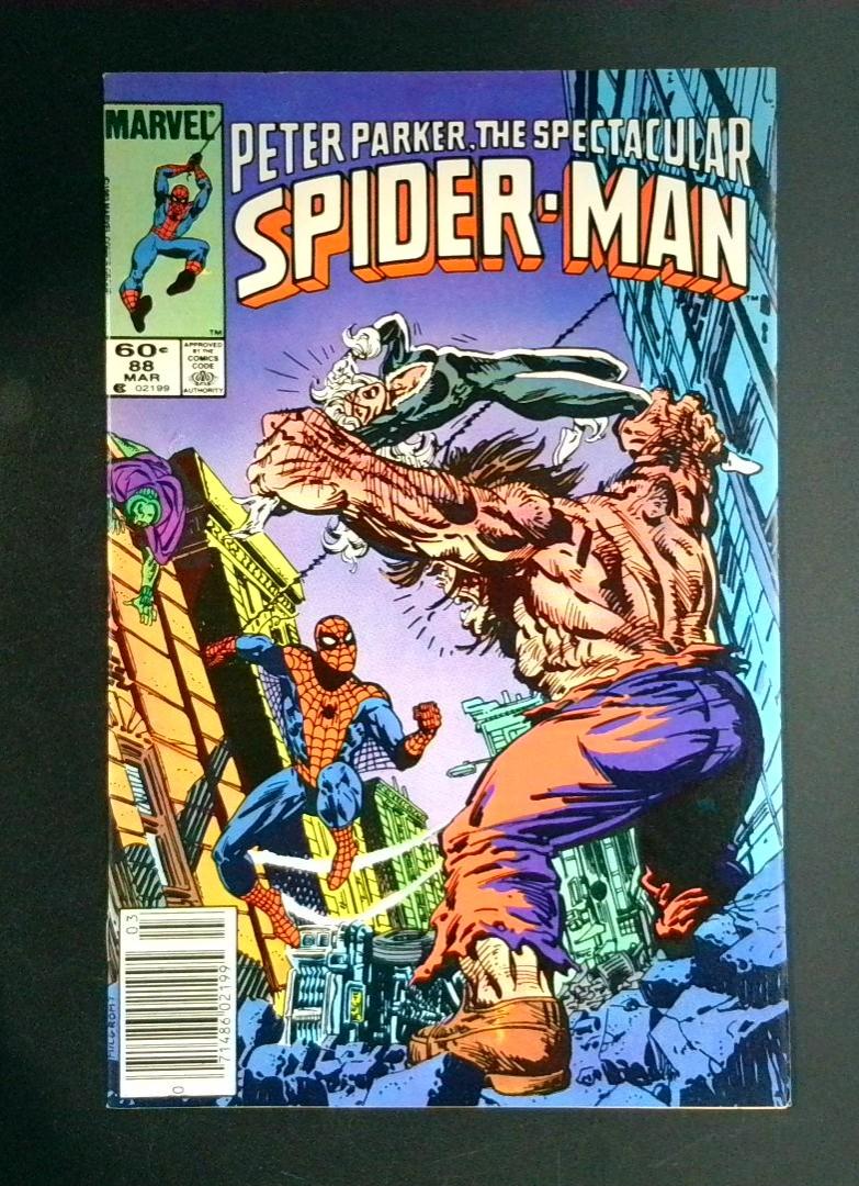 Spectacular Spider-Man #88b Mr. Hyde & Cobra Appearance Newsstand