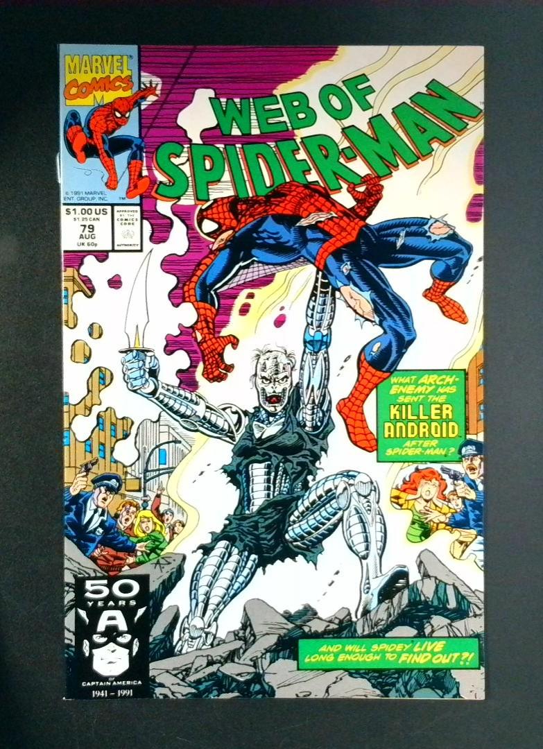 Web of Spider-Man #79 Direct Edition Marvel 1991