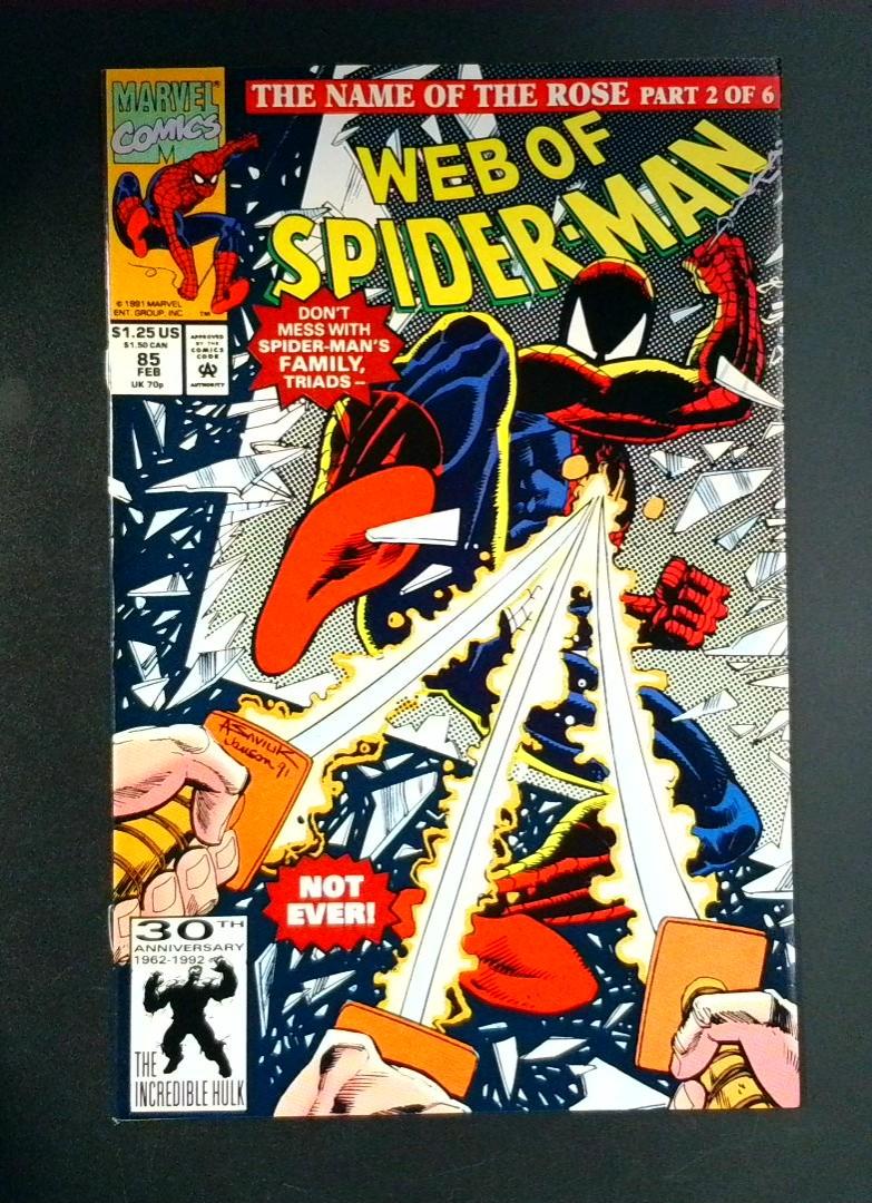 Web of Spider-Man #85 Direct VF+  Marvel 1992