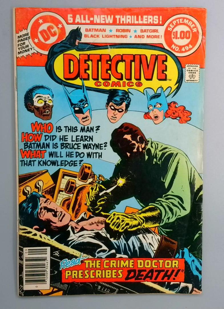 Detective Comics #494 DC 1980