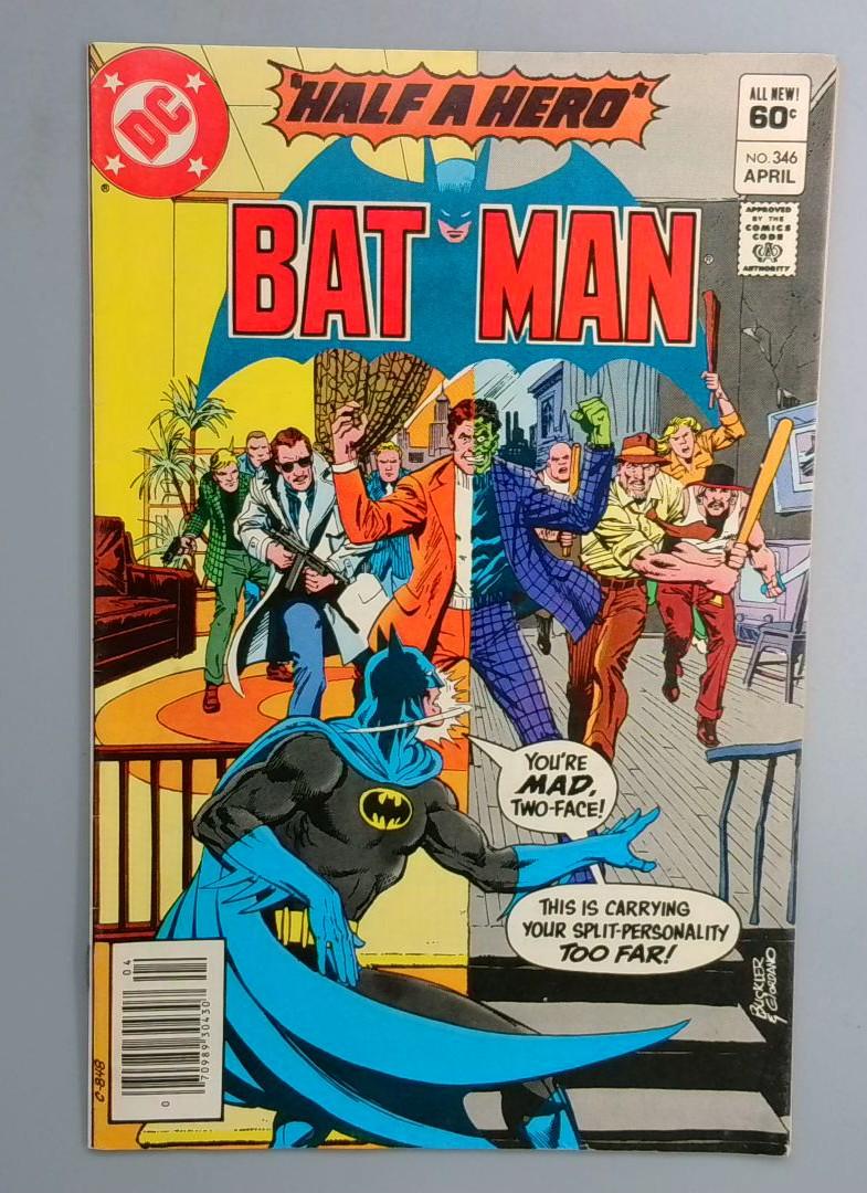 Batman #346 Newsstand Edition DC 1982