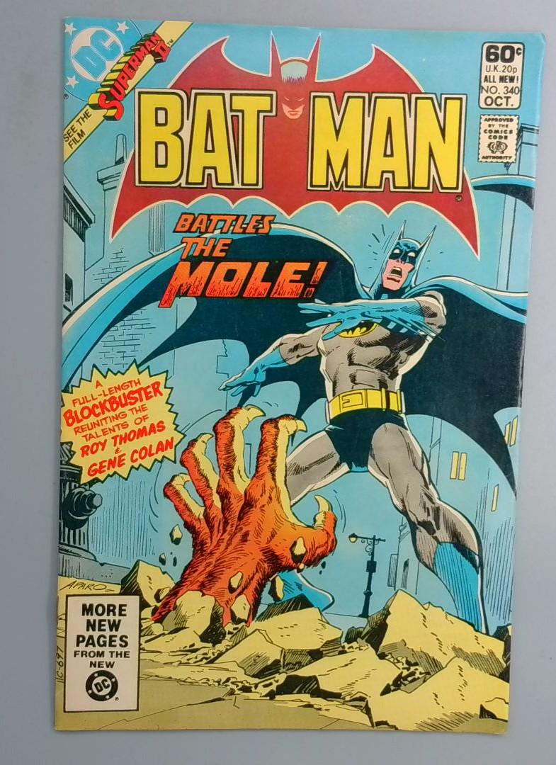 Batman #340 Direct Edition DC 1981
