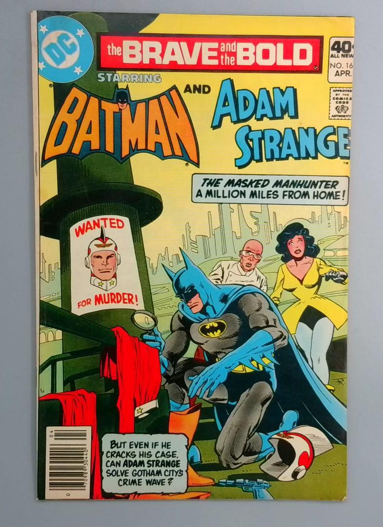 Brave and the Bold #161 Batman and Adam Strange DC 1980