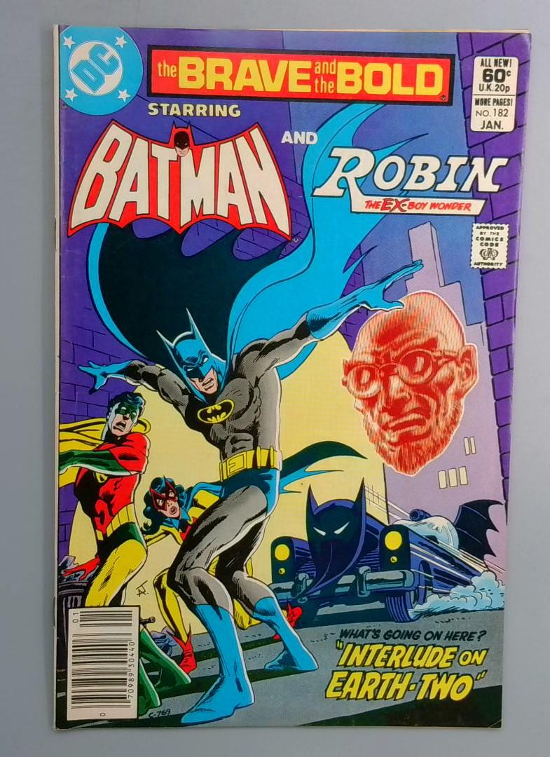 Brave and the Bold #182 Newsstand, 1st Golden Age Batwoman DC 1982