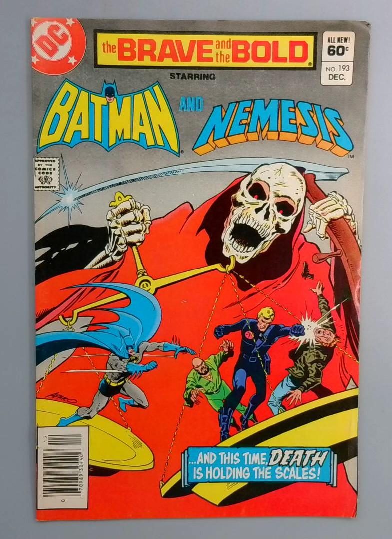 Brave and the Bold #193 Batman and Nemesis Newsstand DC 1982