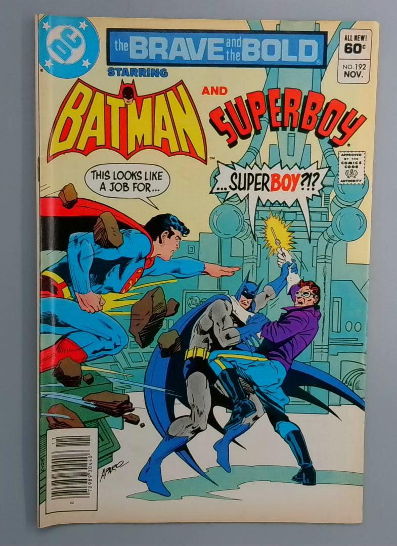 Brave and the Bold #192 Batman and Superboy Newsstand DC 1982